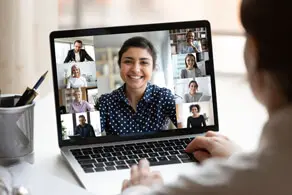 AIMH | Image showing a zoom conference